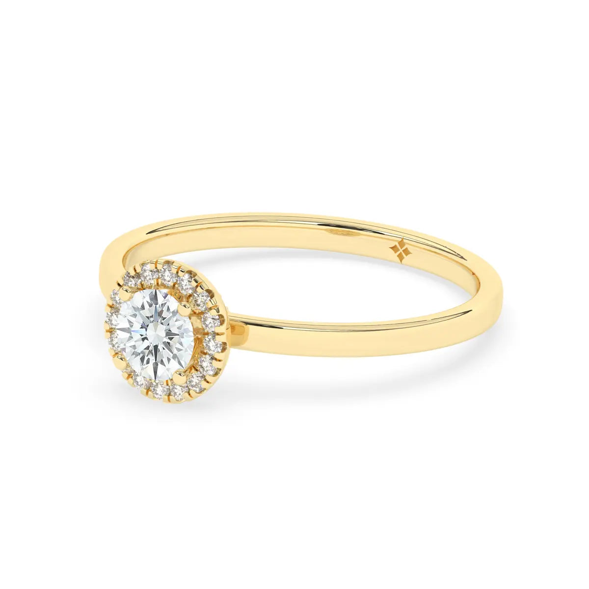 Round Cut Halo Diamond Engagement Rings – Earthly Jewels