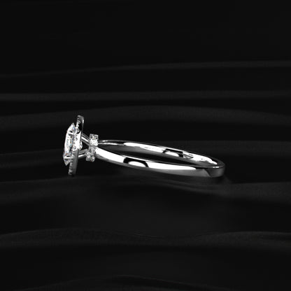 Oval Halo Engagement Rings
