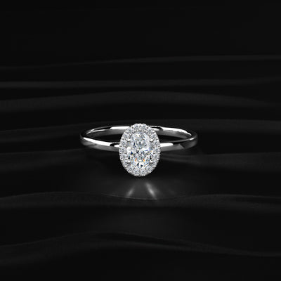 Oval Halo Engagement Rings | Earthly Jewels