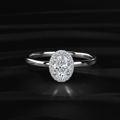 Oval Halo Engagement Rings | Earthly Jewels
