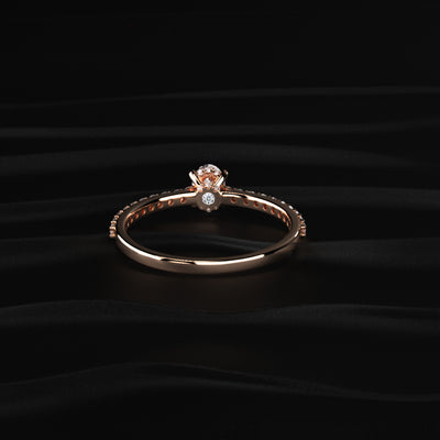 Oval Diamond With Hidden Halo | Earthly Jewels