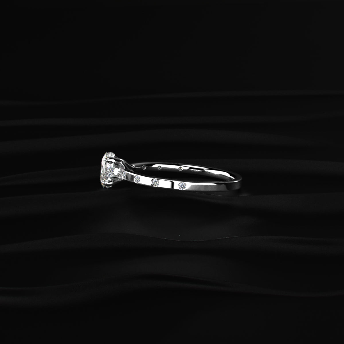 Oval Cut Diamond Ring