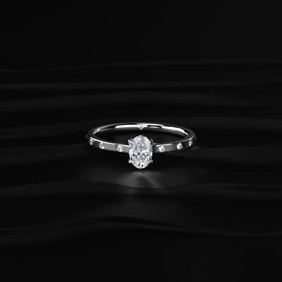 Oval Cut Diamond Ring | Earthly Jewels