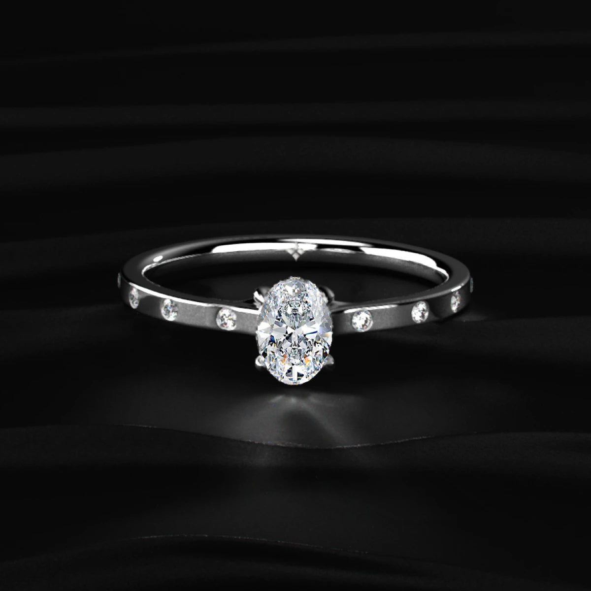 Oval Cut Diamond Ring | Earthly Jewels