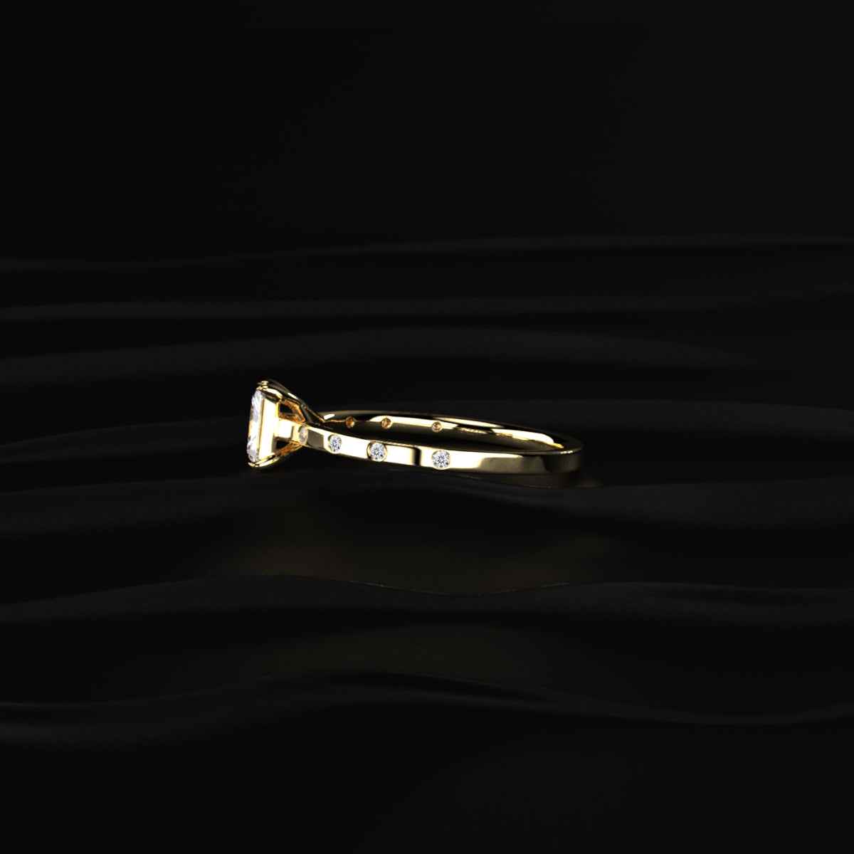 Radiant Cut Diamond Ring
