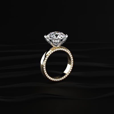 5 Carat Round Diamond Solitaire Ring | Earthly Jewels