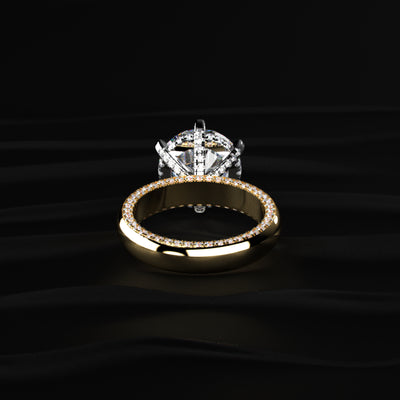 5 Carat Round Diamond Solitaire Ring | Earthly Jewels