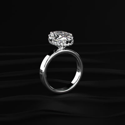 5 Ct Oval Diamond Ring | Earthly Jewels