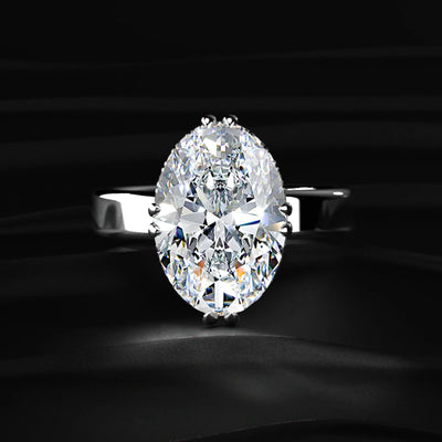 5 Ct Oval Diamond Ring | Earthly Jewels