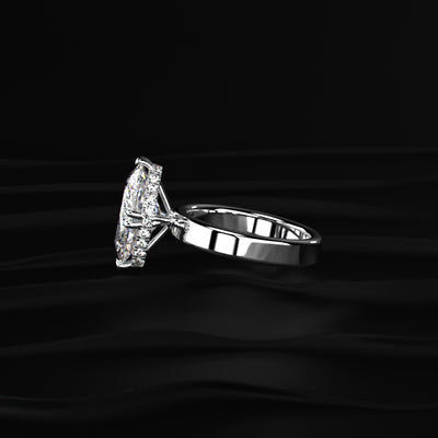 5 Ct Oval Diamond Ring | Earthly Jewels
