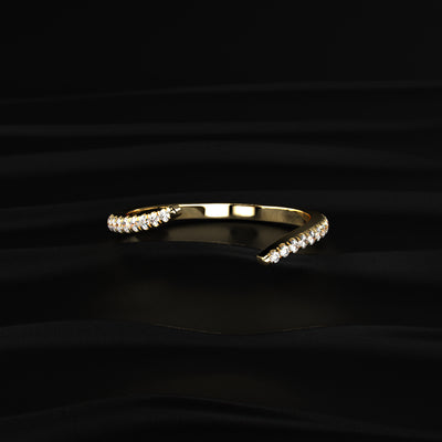 3 Carat Yellow Marquise Diamond Ring With Stack Ring | Earthly Jewels