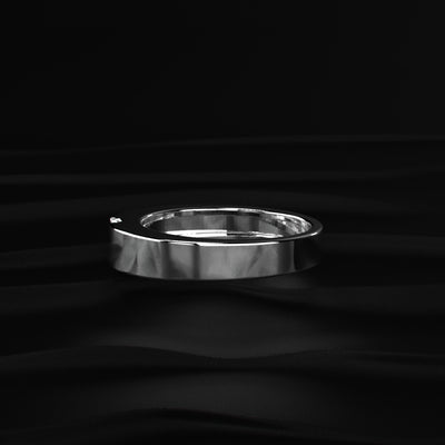 Emerald Cut Diamond Men’s Wedding Band | Earthly Jewels