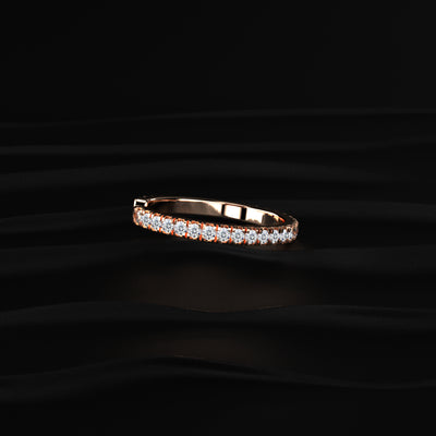 Open Wedding Diamond Stack Band | Earthly Jewels
