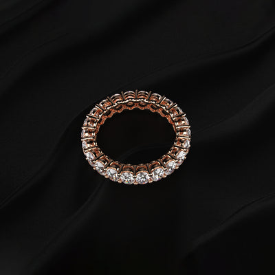 Oval Cut Diamond Eternity Band | Earthly Jewels