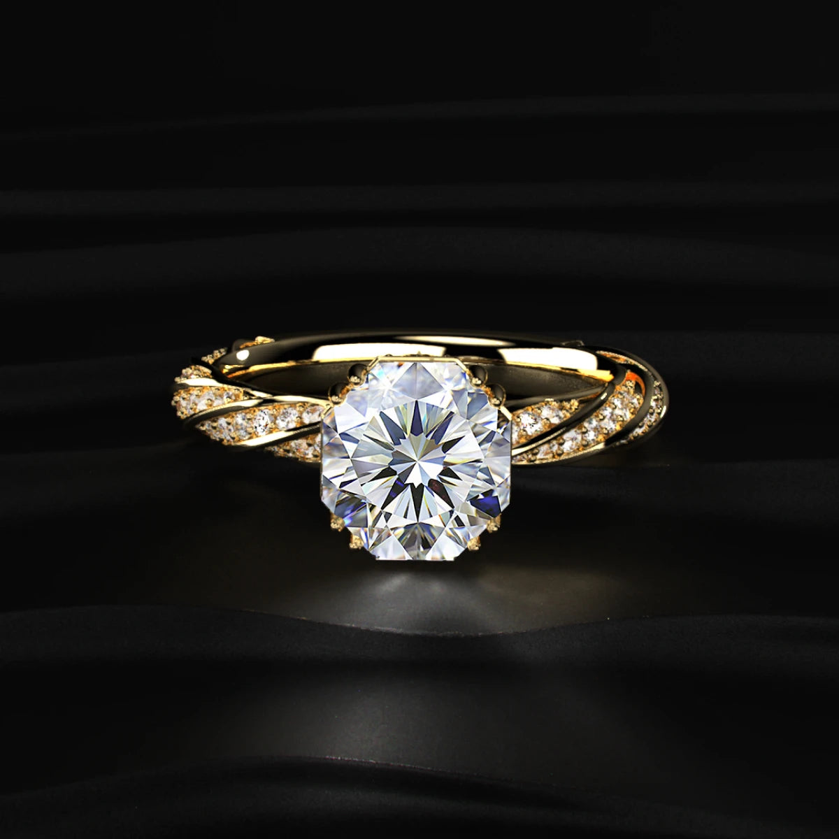 Round Diamond Solitaire Ring