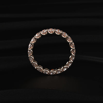 Pink Diamond Eternity Band | Earthly Jewels
