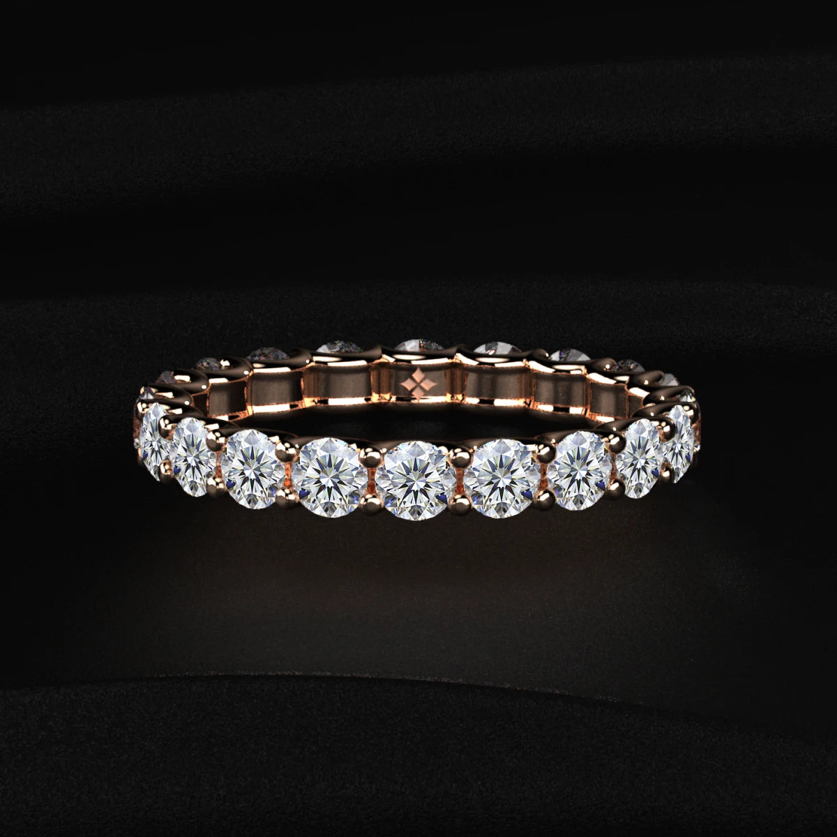 Pink Diamond Eternity Band | Earthly Jewels