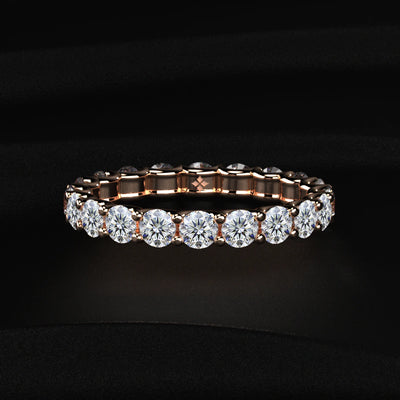 Pink Diamond Eternity Band | Earthly Jewels