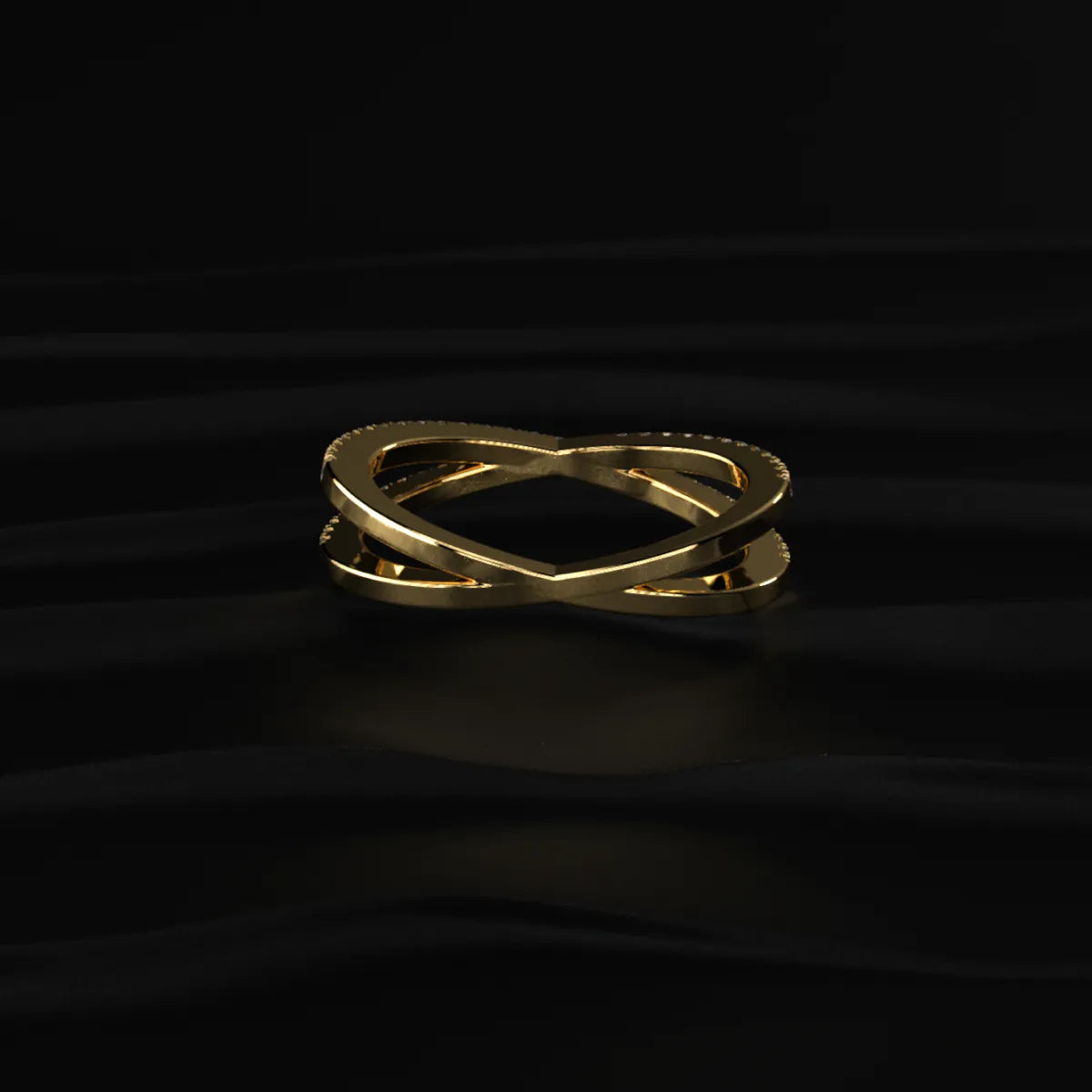 Crisscross Diamond Ring | Earthly Jewels