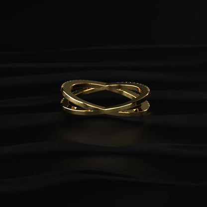 Crisscross Diamond Ring | Earthly Jewels