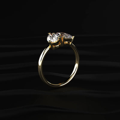 Two Stone Diamond Ring