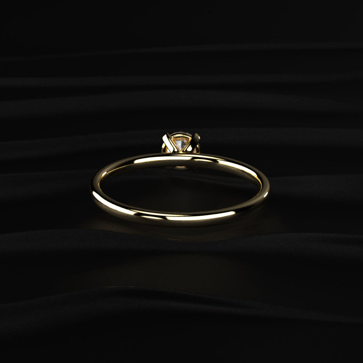 0.3 Ct Solitaire Diamond Engagement Ring | Earthly Jewels
