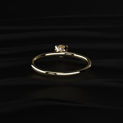 0.3 Ct Solitaire Diamond Engagement Ring | Earthly Jewels