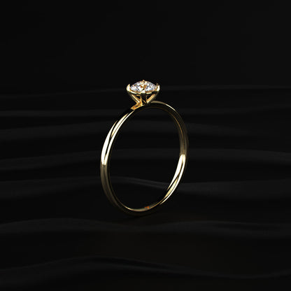 0.3 Ct Solitaire Diamond Engagement Ring | Earthly Jewels