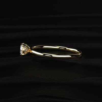 0.3 Ct Solitaire Diamond Engagement Ring | Earthly Jewels