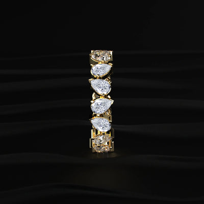 Pear-Shaped Lab Diamond Eternity | Earthly Jewels