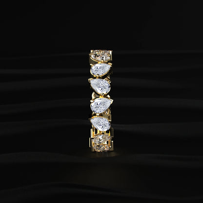 Pear-Shaped Lab Diamond Eternity | Earthly Jewels