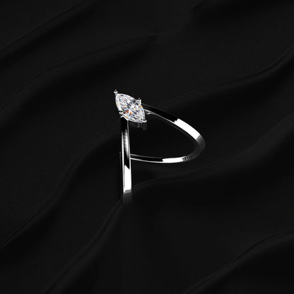 Marquise Cut Diamond Vanki Ring in Gold | Earthly Jewels