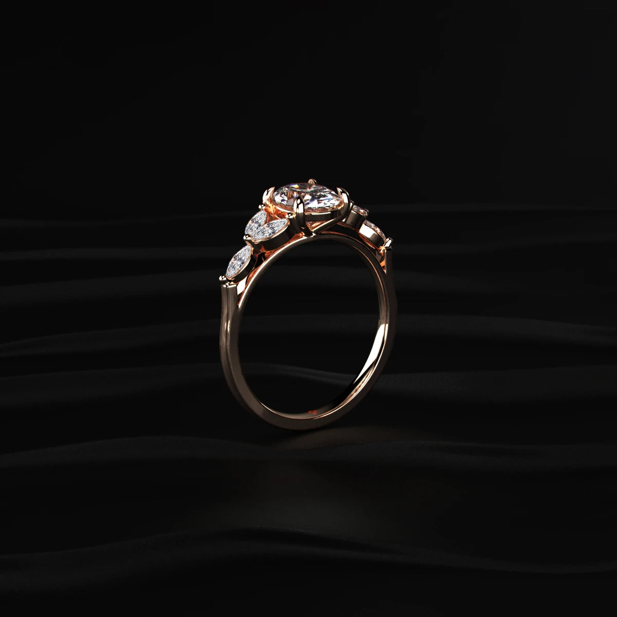 Oval Cut Diamond Ring