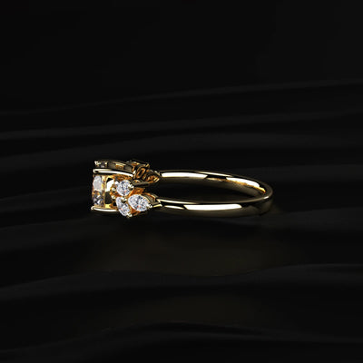 Marquise Side Stones