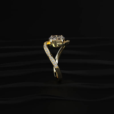 Bypass Pave Ring
