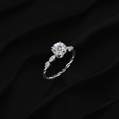 Marquise Diamond Accents 