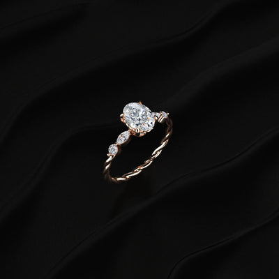 Oval Diamond Ring