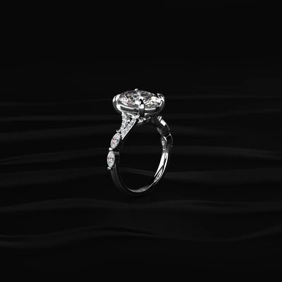 Marquise Side Stones