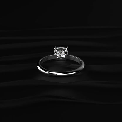 Cushion Cut Diamond Engagement Ring | Earthly Jewels