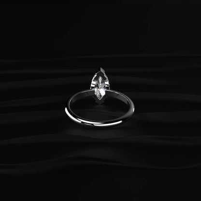Marquise Cut Diamond Engagement Ring | Earthly Jewels