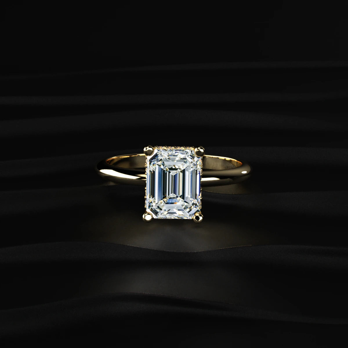 Emerald Cut Diamond Ring
