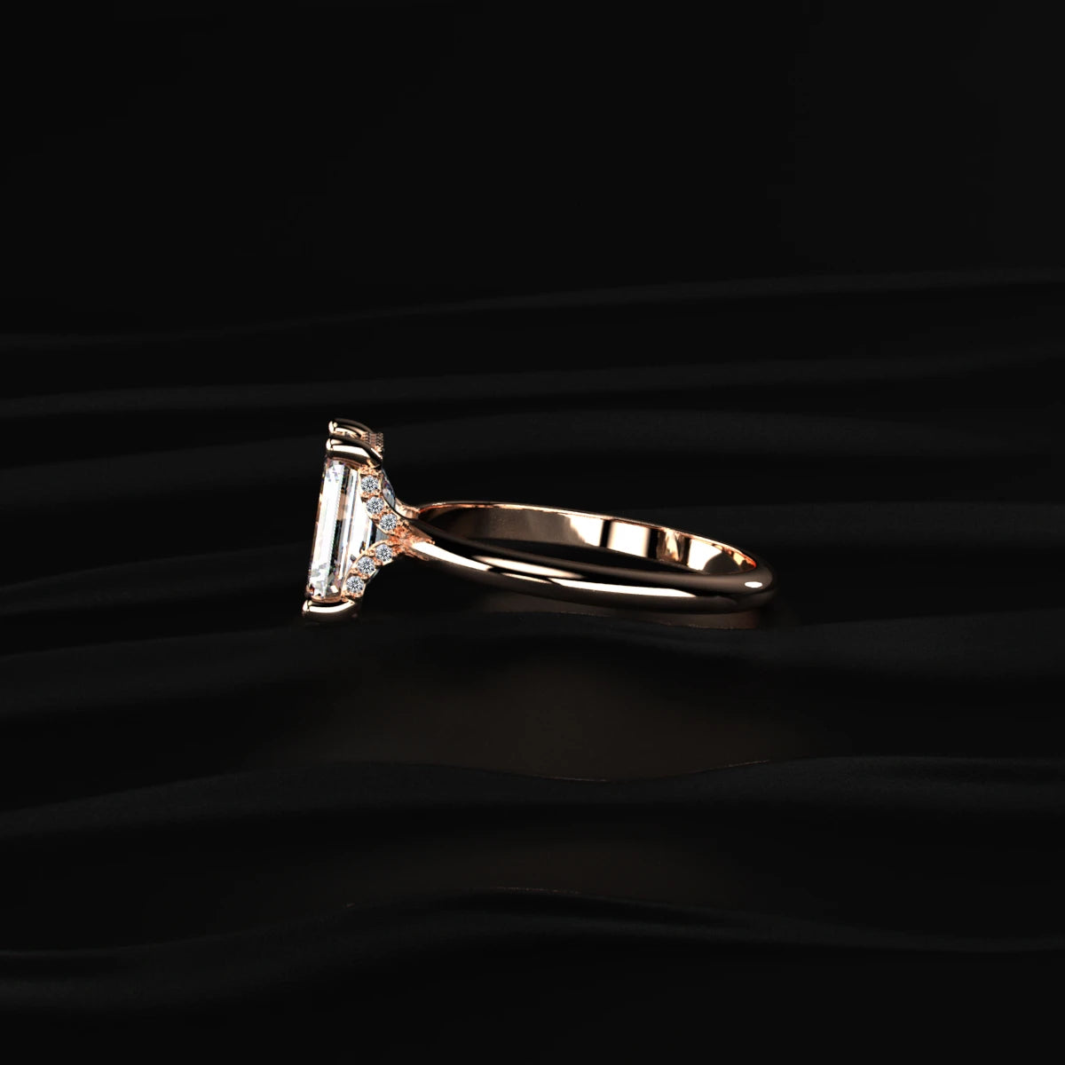 Radiant Cut Diamond Engagement Ring | Earthly Jewels