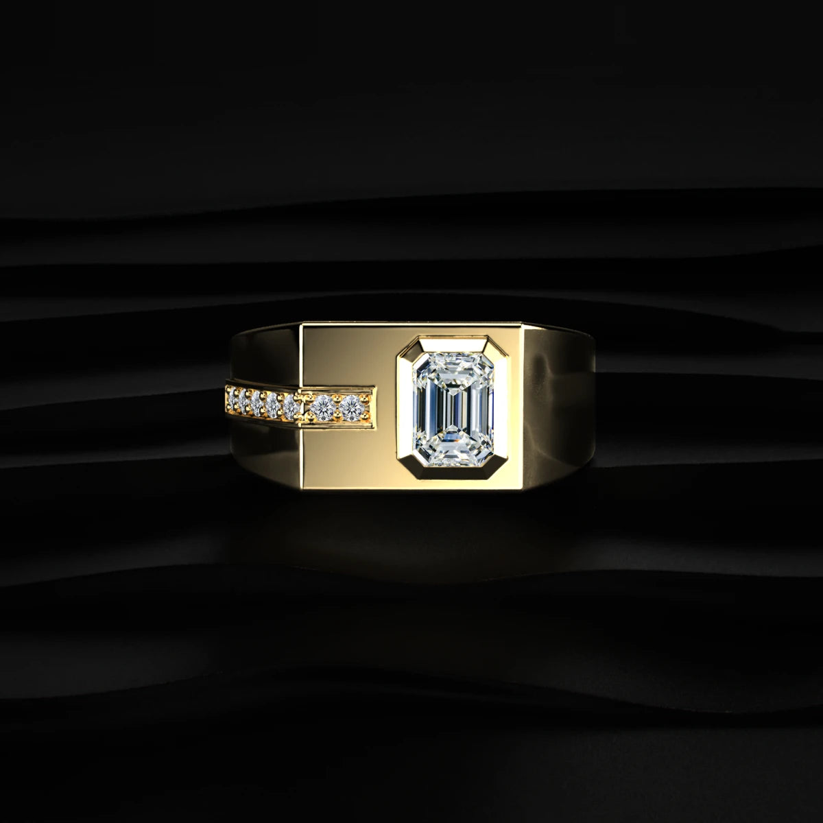 Emerald Cut Diamond Ring