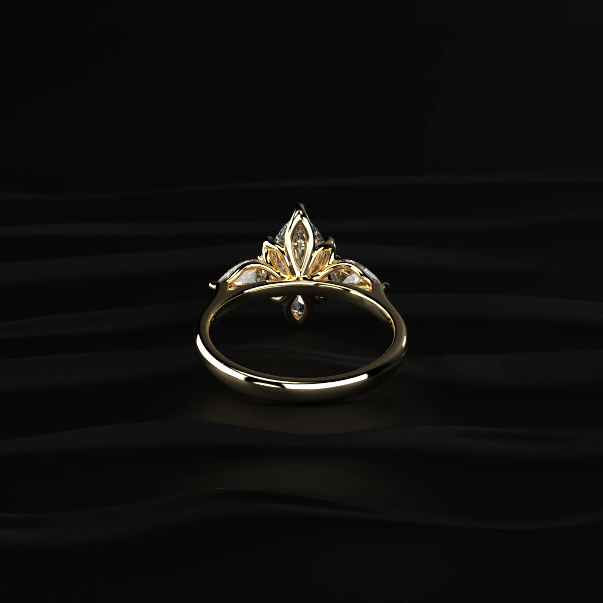 Diamond Ring with Side Stones