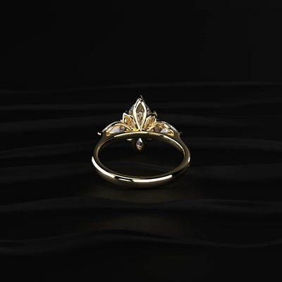 Diamond Ring with Side Stones