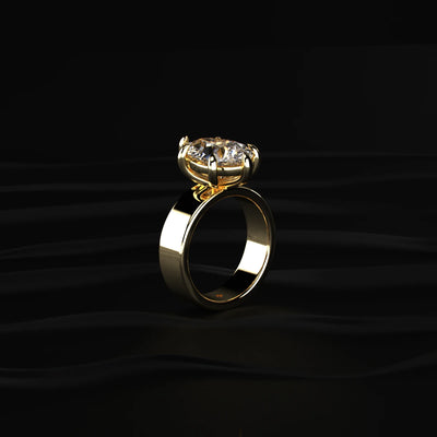 Pear Cut Diamond Ring