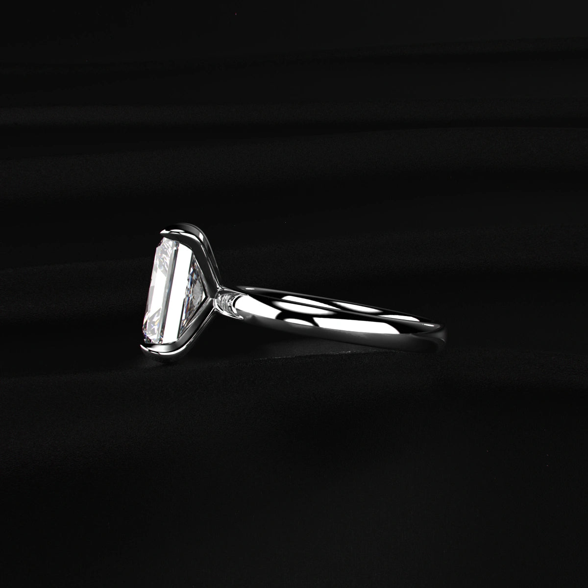 Radiant Solitaire Ring