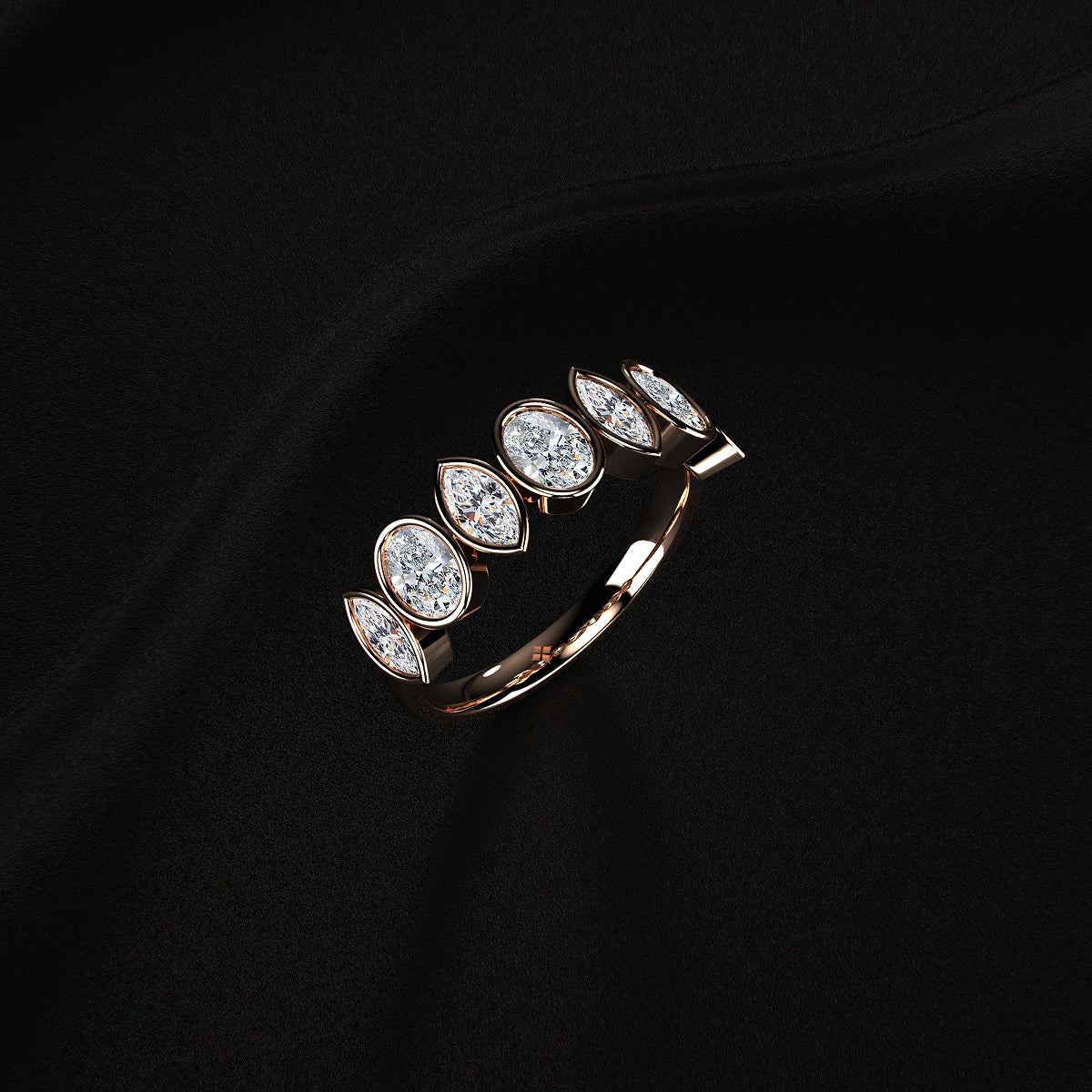 Mixed Shape Diamond Ring