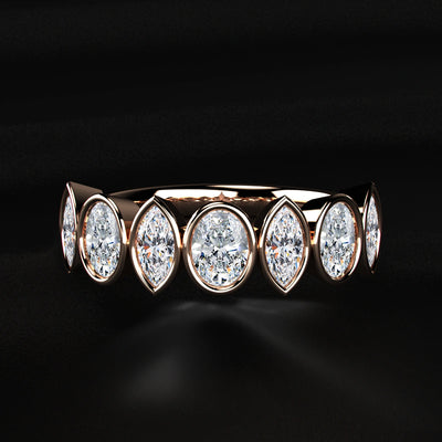 Bezel Set Diamond Ring