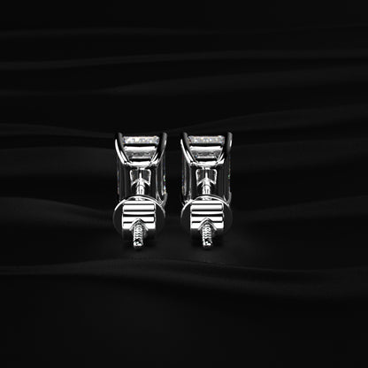 Emerald Diamond Earrings | Earthly Jewels